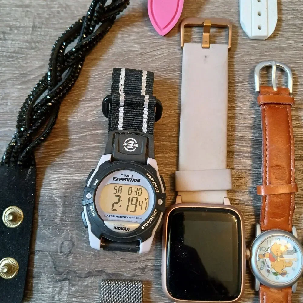 Parts/Repair Watch Lot of 50+ Timex Casio Rumours Disney Acqua Geneva -Box A7